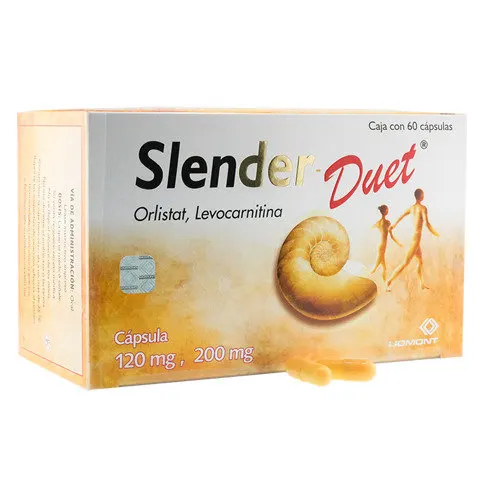 Slender Duet 120/200 mg C30 Cápsulas