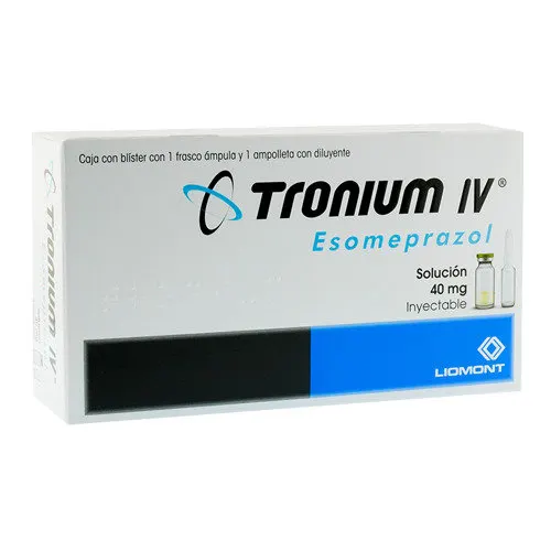 Tronium Iv 40 Mg Solución Inyectable Con 1 Frasco Con Ámpula