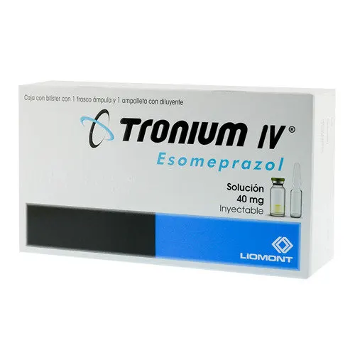 Tronium Iv 40 Mg Solución Inyectable Con 1 Frasco Con Ámpula