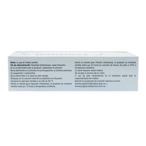 Tronium Iv 40 Mg Solución Inyectable Con 1 Frasco Con Ámpula