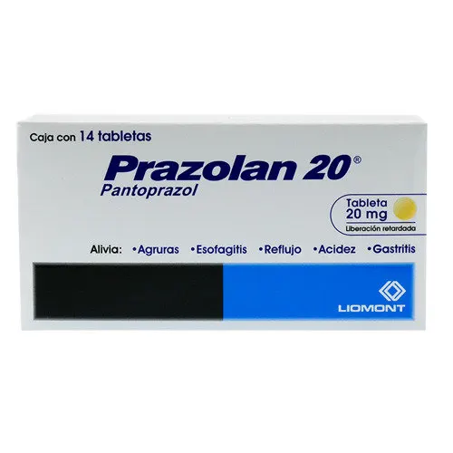 Prazolan 20 Mg Con 14 Tabletas