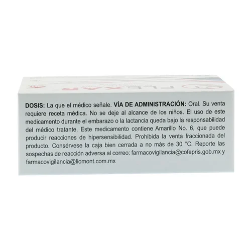 Flexar 450/50 Mg Con 30 Tabletas