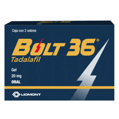 Bolt 36 20 Mg Gel Oral 2 Sobres