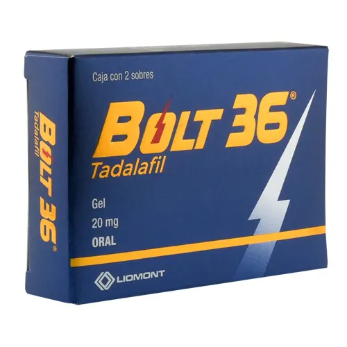 Bolt 36 20 Mg Gel Oral 2 Sobres