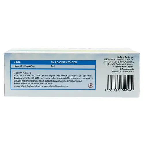 Everest Dx Montelukast 10 Mg Desloratadina 5 Mg Con 30 Tabletas