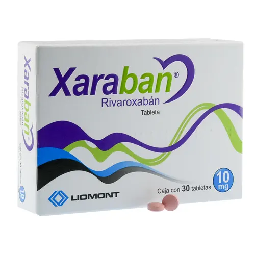 Xaraban 10 Mg Con 30 Tabletas