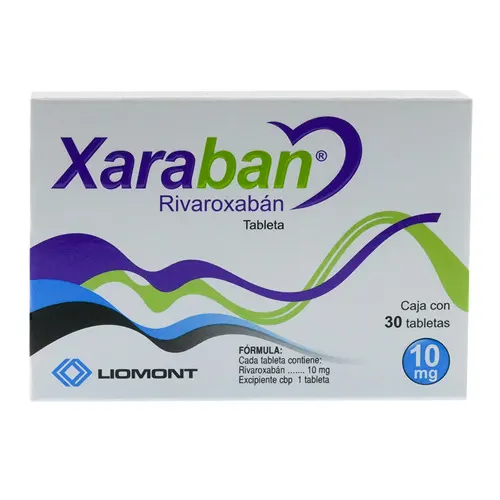 Xaraban 10 Mg Con 30 Tabletas
