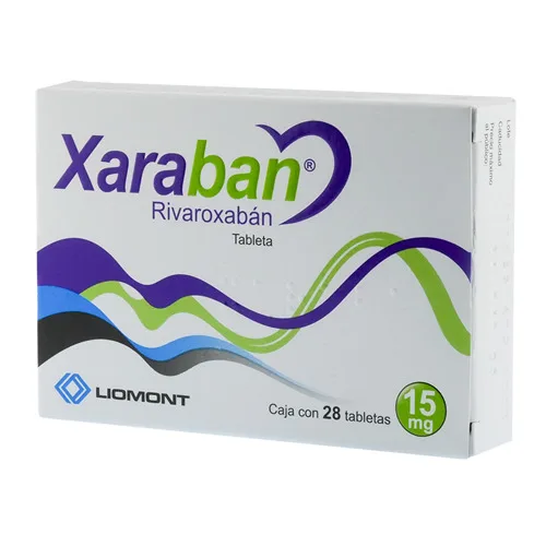 Xaraban 15 Mg Con 28 Tabletas