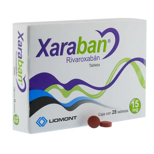 Xaraban 15 Mg Con 28 Tabletas