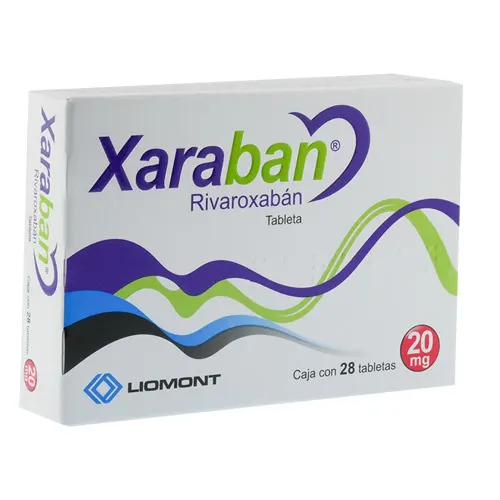 Xaraban 20 Mg Con 28 Tabletas