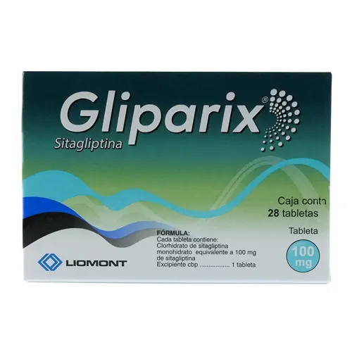 Gliparix 100 Mg Con 28 Tabletas