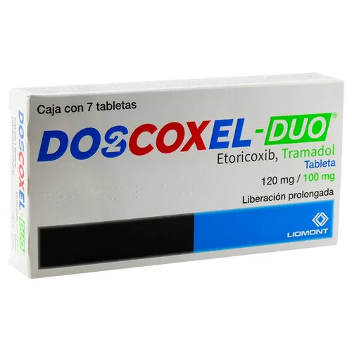 Doscoxel-Duo 120 / 100 Mg Con 7 Tabletas