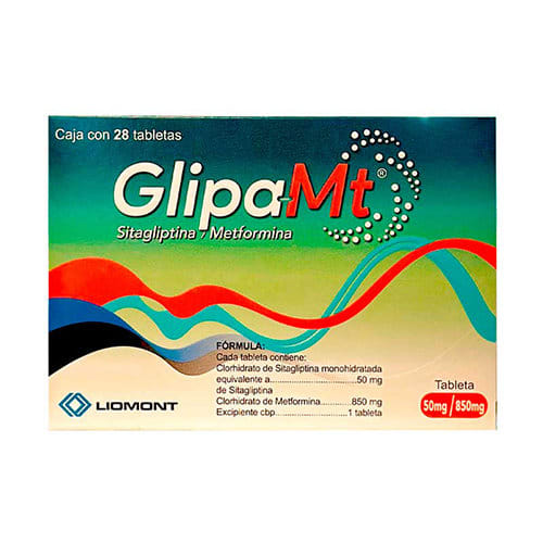 Glipa-Mt 50 / 850 Mg Con 28 Tabletas