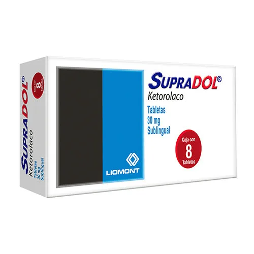 Supradol 30 Mg Con 8 Tabletas Sublinguales