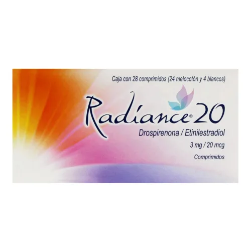 Comprar Radiance 20, 3 Mg/20 Mcg Con 28 Comprimidos