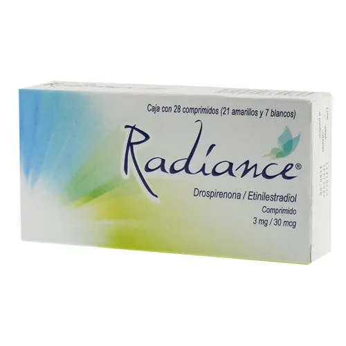 Radiance 3 Mg/30 Mcg Con 28 Comprimidos