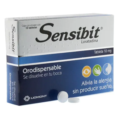 Sensibit Orodispersable 10 Mg Con 10 Tabletas
