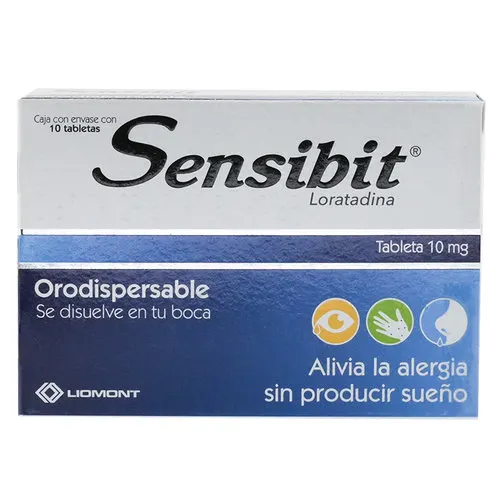 Sensibit Orodispersable 10 Mg Con 10 Tabletas