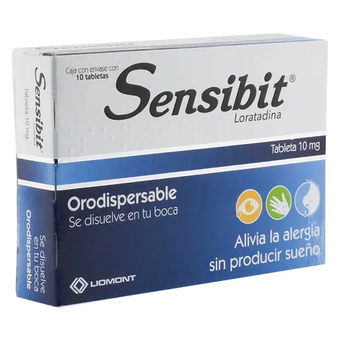 Sensibit Orodispersable 10 Mg Con 10 Tabletas