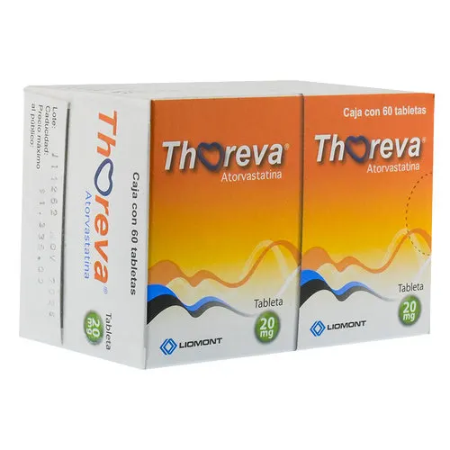 Thoreva 20 Mg Con 30 Tabletas Pack 2