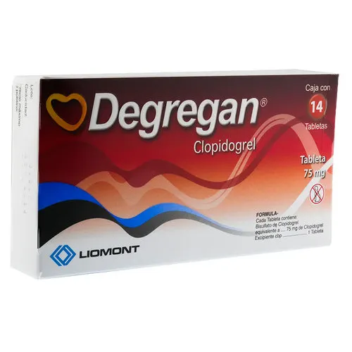 Degregan 75 Mg Con 14 Tabletas
