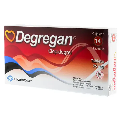 Degregan 75 Mg Con 14 Tabletas