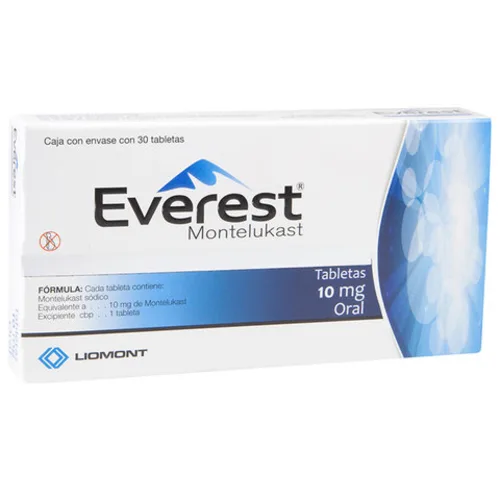 Comprar Everest 10 Mg Con 30 Tabletas