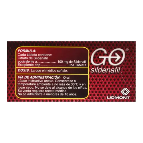 Comprar Go 100 Mg Con 1 Tableta