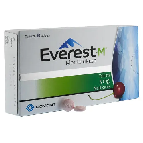 Everest 5 Mg Con 10 Tabletas