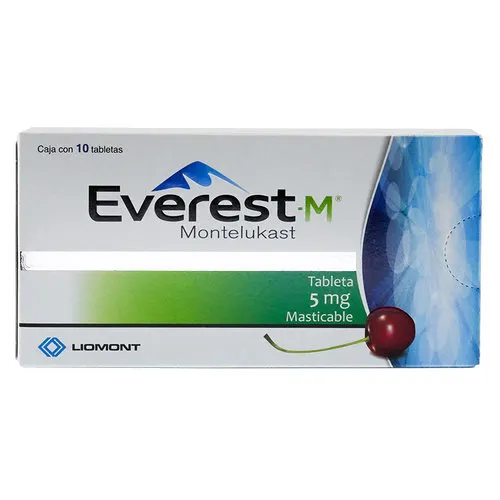 Everest 5 Mg Con 10 Tabletas