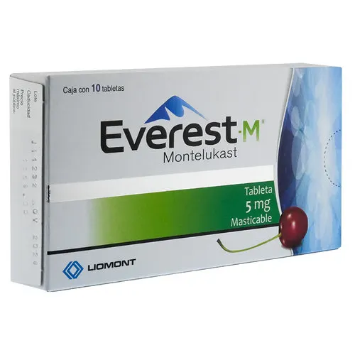 Everest 5 Mg Con 10 Tabletas
