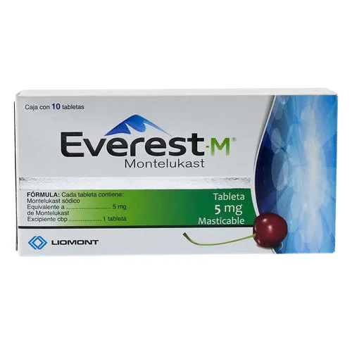 Everest 5 Mg Con 10 Tabletas