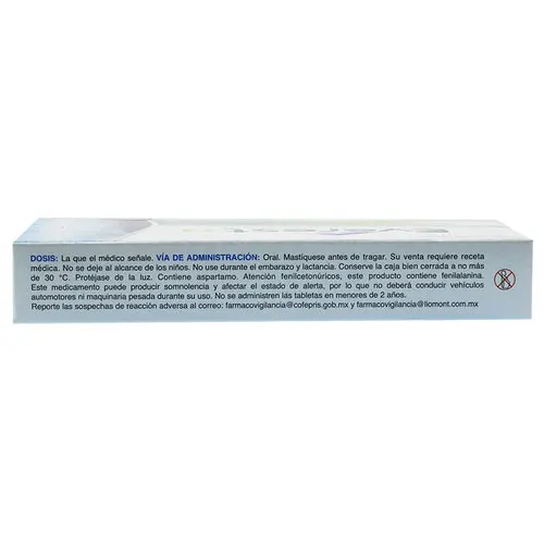 Everest 5 Mg Con 30 Tabletas Masticables