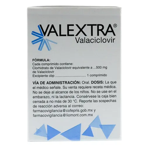 Valextra 500 Mg Con 42 Comprimidos
