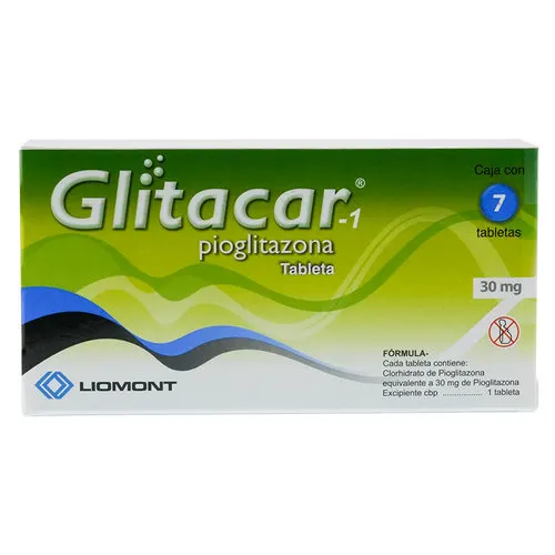 Glitacar-1 30 Mg Con 7 Tabletas