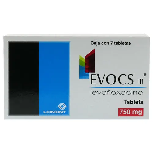 Evocs Iii Levofloxacino 750 Mg Con 7 Tabletas