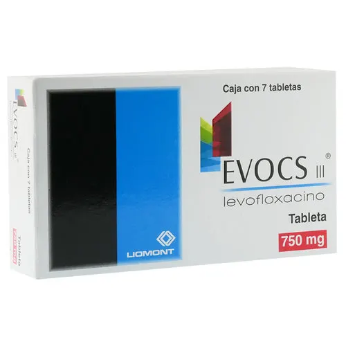 Evocs Iii Levofloxacino 750 Mg Con 7 Tabletas