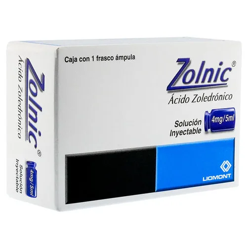 Zolnic 4 Mg Con 1 Solución Inyectable
