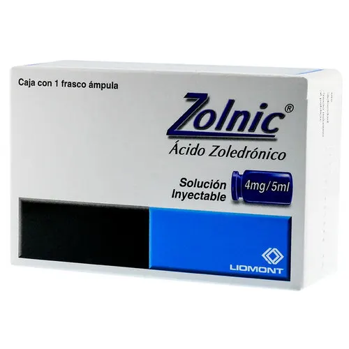 Zolnic 4 Mg Con 1 Solución Inyectable