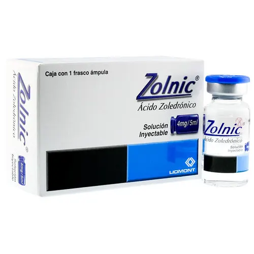 Zolnic 4 Mg Con 1 Solución Inyectable
