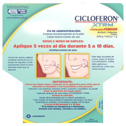 Cicloferon Xtrm 0.05/0.02 G Con 2 G De Crema