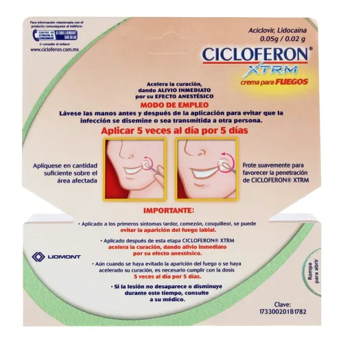 Comprar Cicloferon Xtrm 0.05/0.02 G Crema Color Piel 5 G