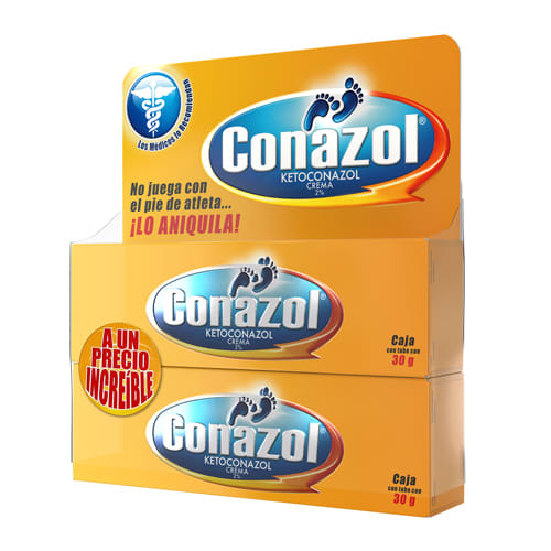 Conazol 2% Crema Con 30 Gr Duopack