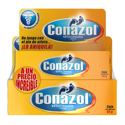Conazol 2% Crema Con 40 G + 30 G