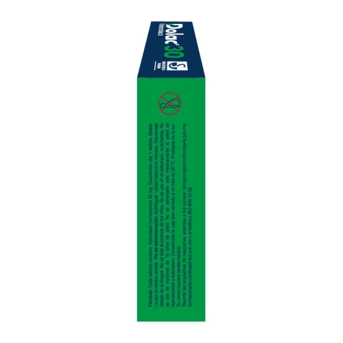 Dolac 30 Mg Con 4 Tabletas Sublinguales