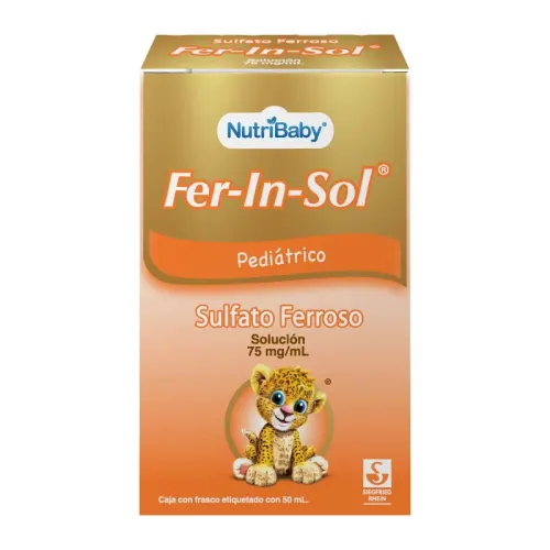 Comprar Fer-In-Sol PediÁTrico 75 Mg SoluciÓN Oral 50 Ml