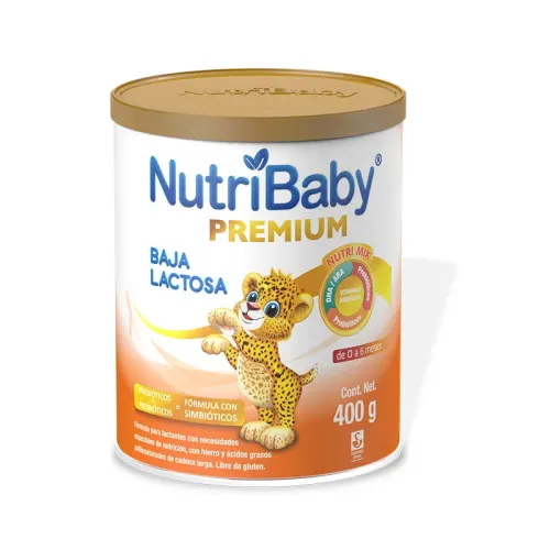 Comprar Nutribaby Premium Fórmula Infantil Baja En Lactosa 0 A 6 Meses Polvo Con 400 Gr