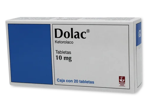 Comprar Dolac 10 Mg Con 20 Tabletas