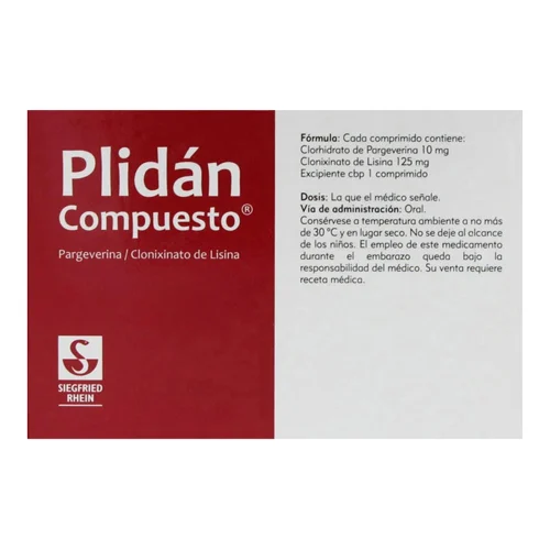 Pildán Compuesto 10/125 Mg Con 20 Comprimidos
