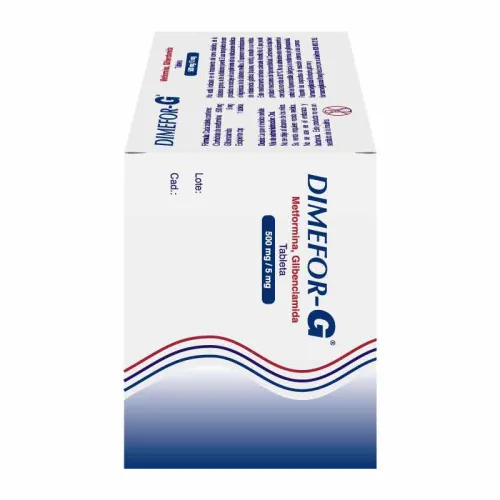 Comprar Dimefor-G 500/5 Mg Con 60 Tabletas